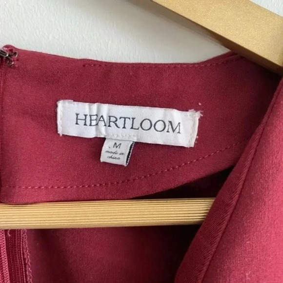 Heartloom Burgundy Dress - Picture 7 of 9